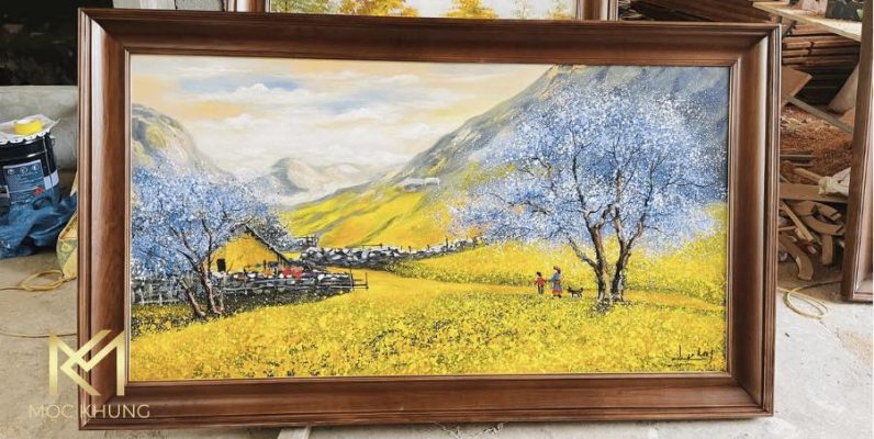 Tranh sơn dầu phong cảnh đẹp 