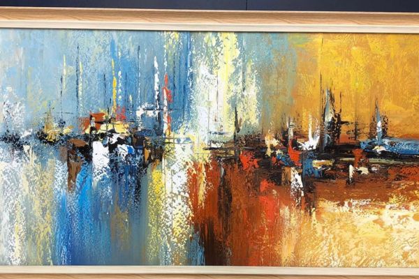 Tranh trừu tượng sơn dầu – Xu hướng nghệ thuật hiện đại