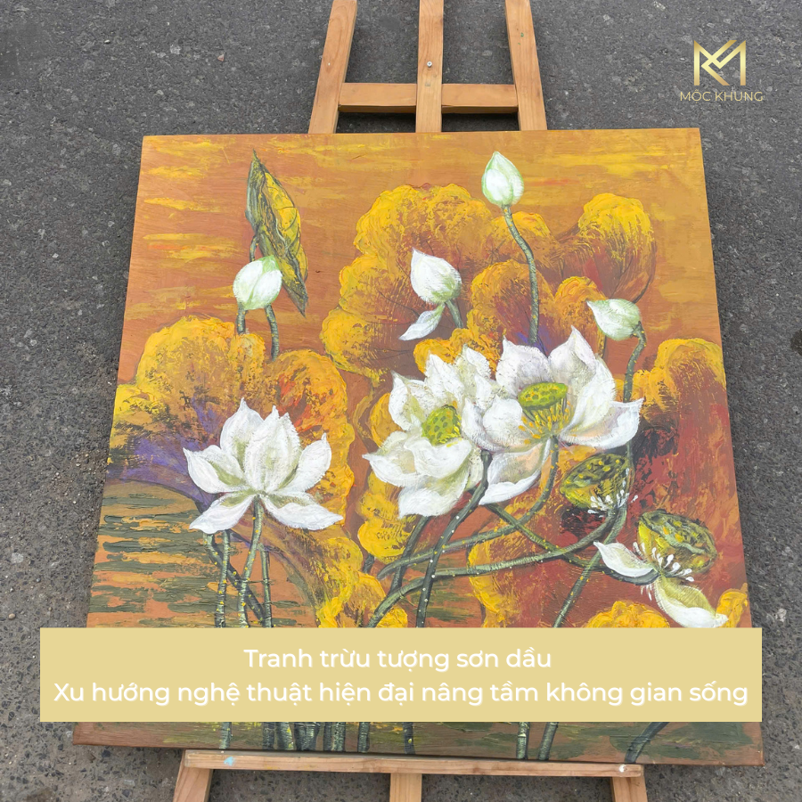 Tranh trừu tượng sơn dầu – Xu hướng nghệ thuật hiện đại