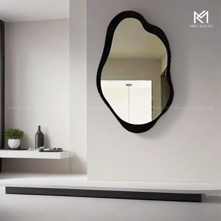 khung gương trang điểm phòng tắm