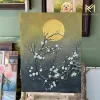 Thanh Mai Nguyệt - Tranh Sơn Dầu Vẽ Tay
