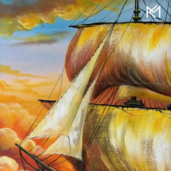 Tranh Sơn Dầu -Thuận Buồm Xuôi Gió 6 optimized 5