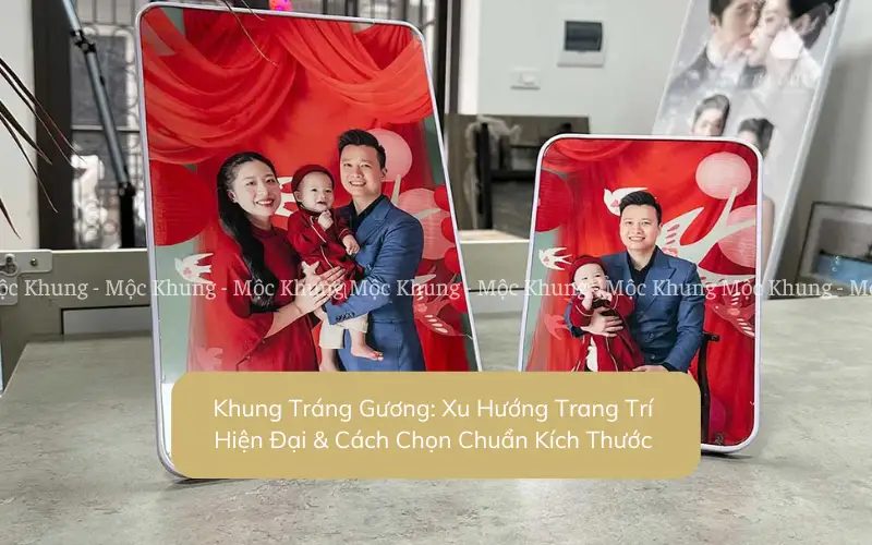 Khung Tráng Gương: Xu Hướng Trang Trí Hiện Đại & Cách Chọn Chuẩn Kích Thước