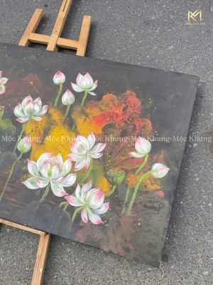 Tranh Sơn Dầu Hoa Đẹp Treo Tường