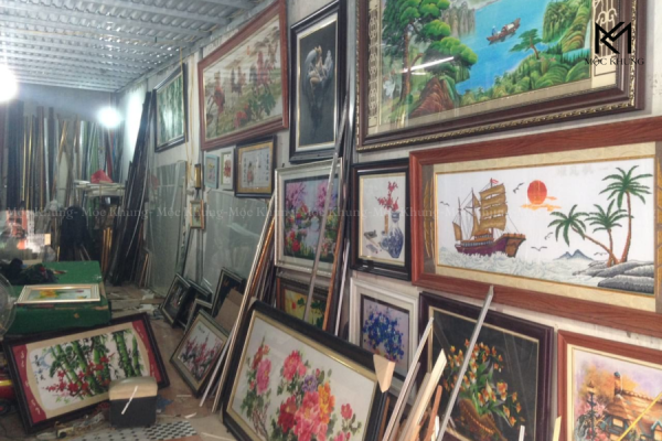 Ảnh khung tranh sơn dầu