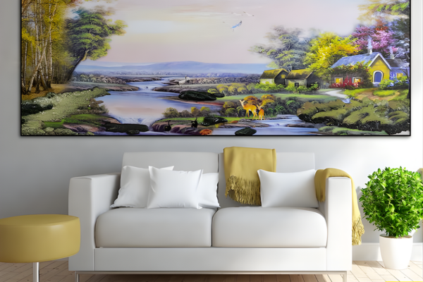 7 Điều Cần Biết Về Khung Tranh Treo Tường Khổ Lớn Trước Khi Trang Trí Không Gian