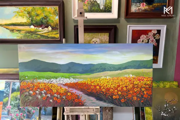 tranh sơn dầu giá rẻ ở Hà Nội