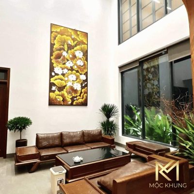 Cách treo khung tranh lớn lên tường