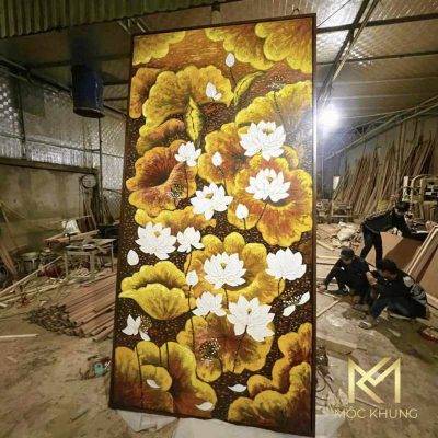 Cách treo khung tranh lớn lên tường