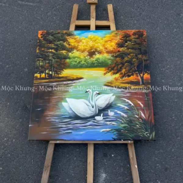 Tranh Sơn Dầu Song Nga An Nhiên