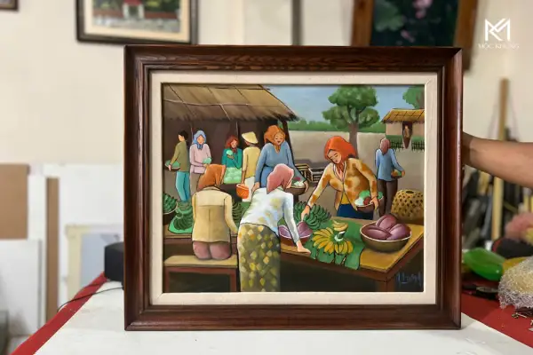 Những bức tranh sơn dầu nổi tiếng Việt Nam