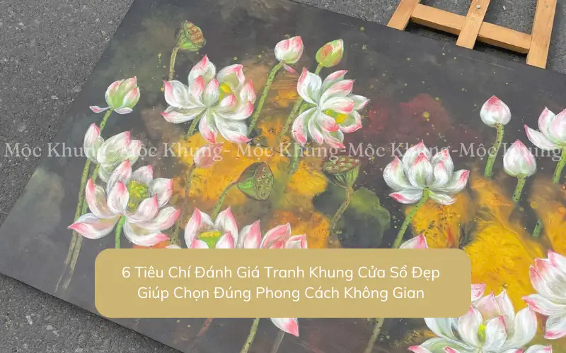 6 Tiêu Chí Đánh Giá Tranh Khung Cửa Sổ Đẹp Giúp Chọn Đúng Phong Cách Không Gian