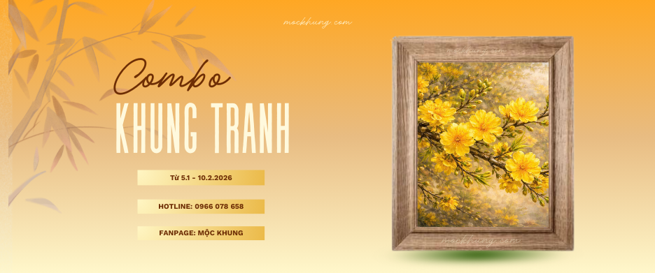 Banner sale Mộc Khung combo